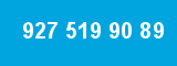 927 519 90 89 927 519 90 89